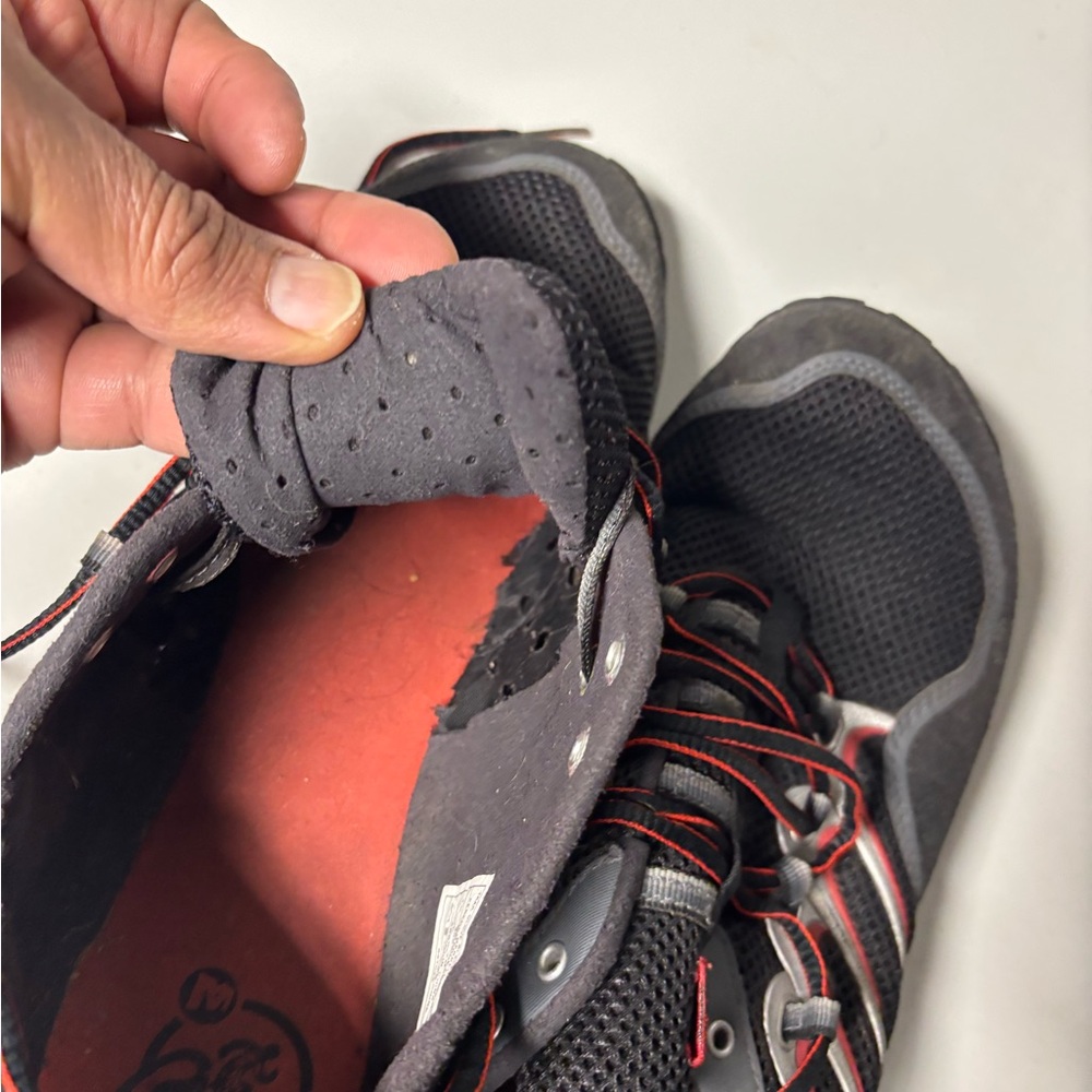 Merrell Black and Red Athletic Shoes